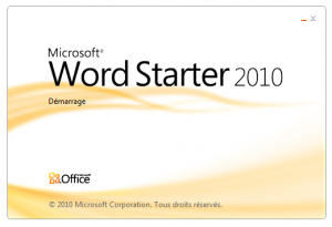 Word 2010 Starter Edition