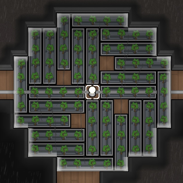 rimworld hydroponics layout