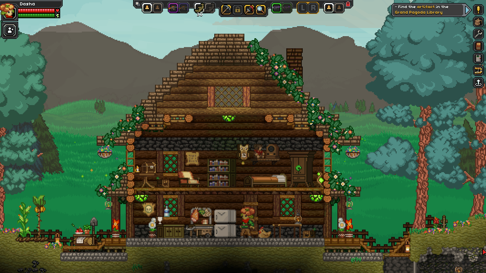 Домик Starbound